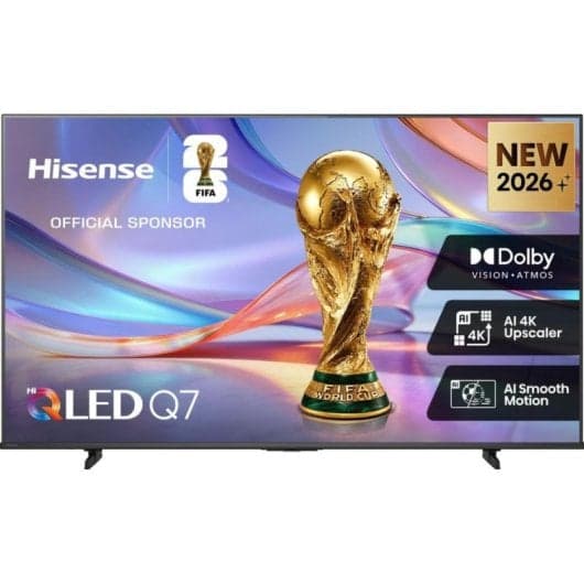 TV Hisense 65Q7S 65" QLED 4K (2026): Dolby Vision IQ, HDR10+, Smart TV VIDAA, Dolby Atmos y HDMI 2.1 con ALLM