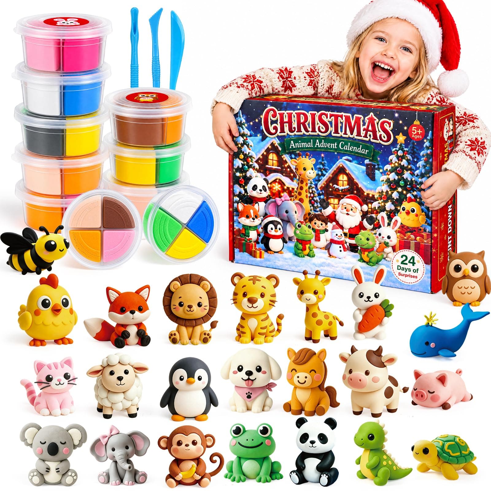 Calendario adviento manualidad niños