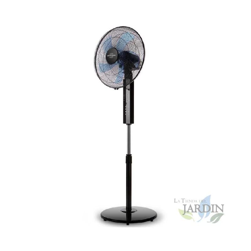 SUINGA Ventilador de pie Orbegozo, 55 W, mando a distancia, 3 velocidades | Aire fresco