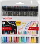 15 rotuladores Edding 1200 Metal / Glitter