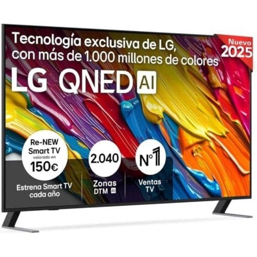 TV LG QNED AI 65QNED84A6C 65" 4K UltraHD Smart TV WebOS HDR10 Dolby Digital