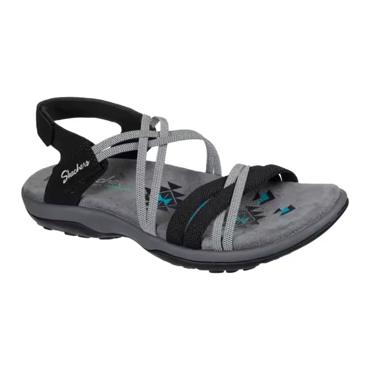 Skechers Sandals Black Gore-Durabuck- 163112-BKCC , para Mujer