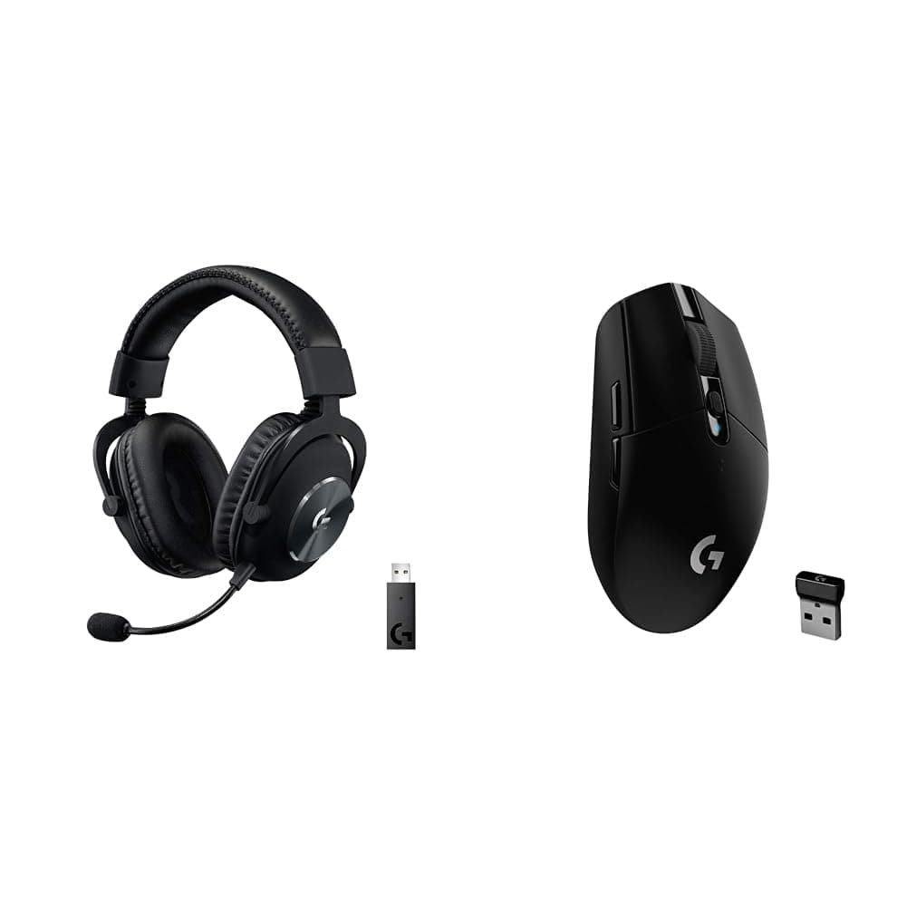 Pack Gaming Logitech: Auriculares G Pro X Lightspeed (Blue VO!CE, DTS 7.1) + Ratón Inalámbrico G305 Lightspeed (Sensor HERO 12K)