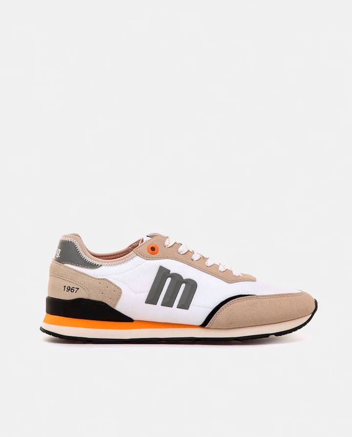 Zapatillas para hombre de la marca Mtng, modelo Joggo de estilo retro running Blanco Mustang