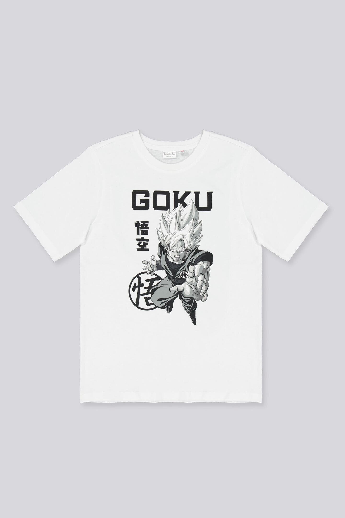 Camiseta infantil Super Goku Dragon Ball tallas 10,12,14,16
