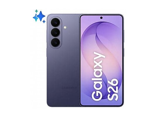 SAMSUNG Galaxy S26, Violeta, Móvil Android, 256 GB, 12 GB RAM, 6,3 ", Qualcomm Snapdragon 8 Elite Gen 5 (3 nm), 4300 mAh