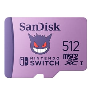 Memoria Sandisk 512GB microSDXC Pokemon Gengar -Licencia oficial-
