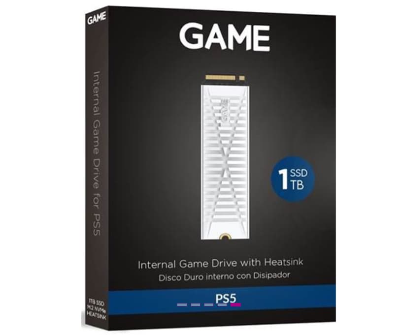 Disco Duro Sdd 1Tb 7400mb/s NVMe M.2 con disipador para PS5