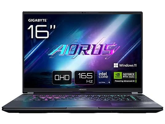 Gigabyte AORUS ELITE 16 BWHC3ESC64SH, 16" WQXGA, Intel Core Ultra 9 275HX, 32 GB RAM, 1 TB SSD, GeForce RTX 5070, Windows 11 Home