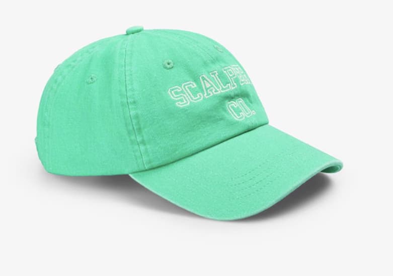 Scalpers Gorra baseball de hombre ajustable con bordado frontal Zafiro Scalpers.