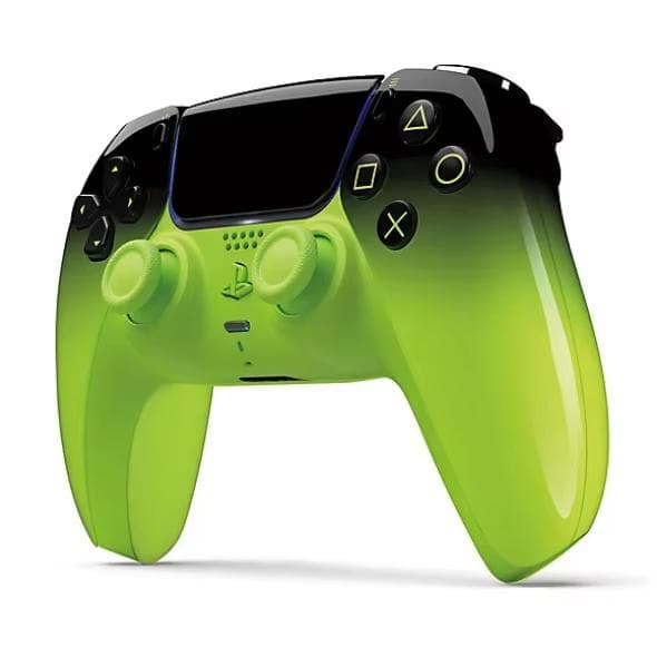PlayStation 5 - Mando inalámbrico DualSense - Remix Green - HYPERPOP -Exclusivo para PS5 - Versión Europea - Original - cupon ventajas a 56€
