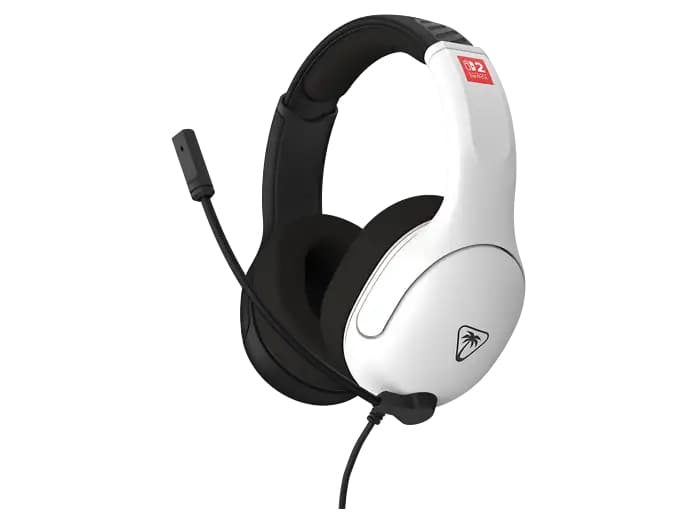 Auriculares gaming - Turtle Beach Airlite Fit , Circumaurales, Compatible con Nintendo Switch 2, Blanco/Negro