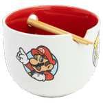Cuenco - Sherwood Super Mario y pikachu Ramen, Con palillos, 500 ml