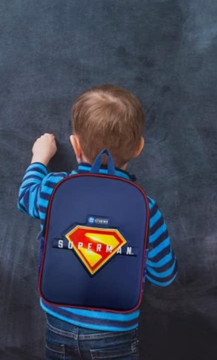 Mochila 30cm, infantil Superman