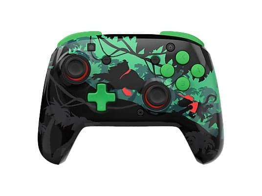 Mando Nintendo Switch - Turtle Beach Rematch Donkey Kong, Nintendo Switch, Inalámbrico, 40h Autonomía, Negro/Verde