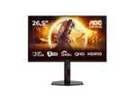 Monitor gaming - AOC Q27G4ZDR, 26.5" QHD, 240 Hz, 0.03 ms, OLED, Altura Ajustable, HDR10 [estudiantes]