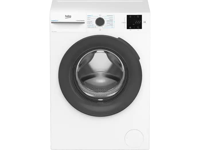 Lavadora carga frontal - Beko VBM3WFT39413WA, 9 kg, 1400 rpm, 15 programas, Energy Spin, Steam Cure, Motor ProSmart Inverter, Blanco