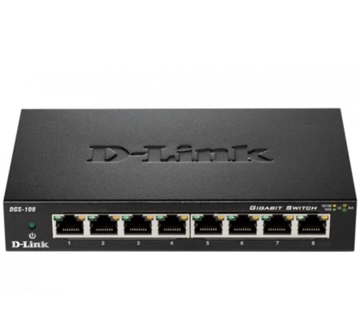 Switch D-Link DGS-108 8 Puertos Gigabit Ethernet 10/100/1000