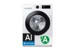 Samsung Lavadora AI con fondo reducido 8kg AI EcoBubble Clase A Blanca WW80FG5L32AEEC