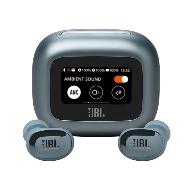 Auriculares True Wireless JBL Live Buds 3, 40 h, multipunto, IP55, azul