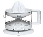 Exprimidor - Braun Exprimidor eléctrico CJ3000WH, 20 W de potencia, Capacidad vaso 0,35 l,
