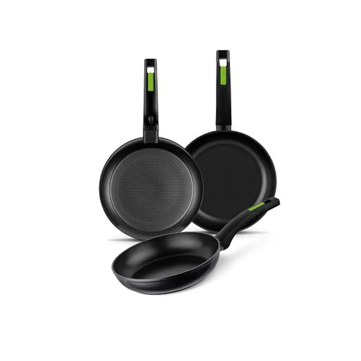 Monix Green Set 3 Sartenes, Lote 18, 22 y 26 cm (Envio desde España)