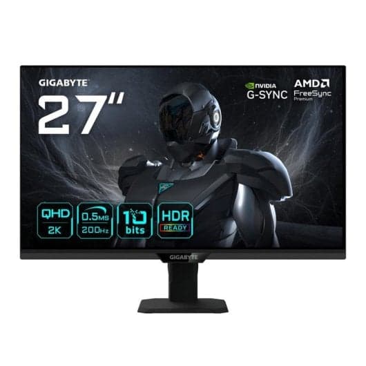 Monitor GIGABYTE G27Q20T 27" Quad HD 200Hz IPS FreeSync Premium HDR10 0,5ms
