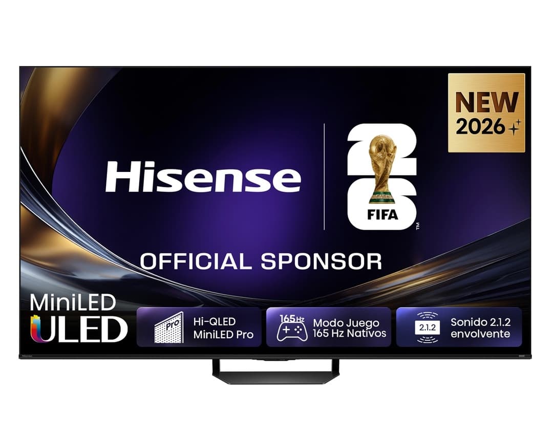 TV Mini LED 75" (189 cm) Hisense 75U7S PRO UHD 4K Smart TV con IA Aluminio / Gris carbón (100€ reembolso)