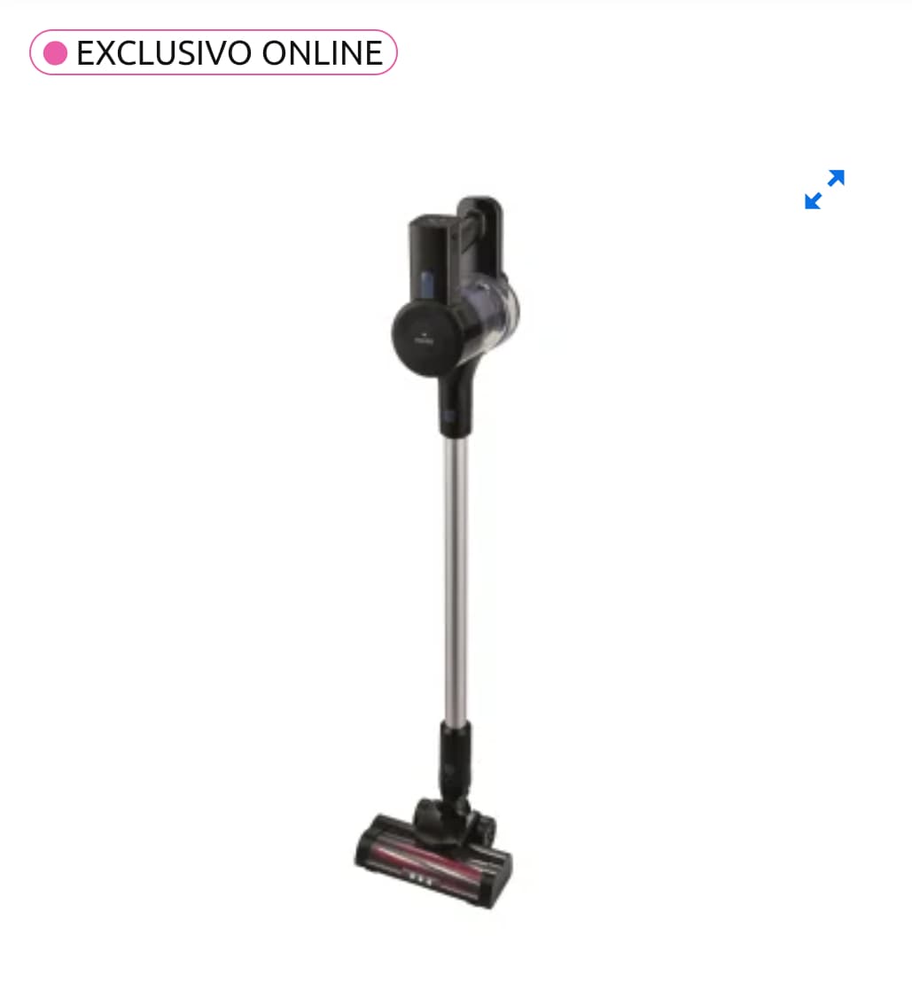 Aspirador Escoba Carrefour Home HVCM135WT25, 22.2 V, 2 en 1, Autonomía Bateria 35 min exclusivo online + cupón 15% + envió gratis