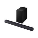 Barra de sonido Samsung HW-B46CF Bluetooth y HDMI 2.1ch Subwoofer Negro Mando a distancia