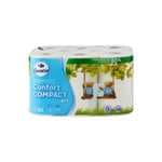 Papel Higiénico Compact Doble Rollo Carrefour 12 Rollos - 3x2 (2,93€/pack)