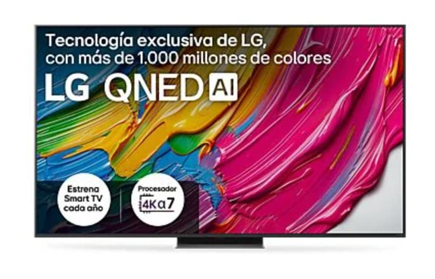Smart TV de 65" LG 65QNED81A6A (Quantum Dot + NanoCell, 120Hz, HDMI 2.1)