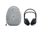 Auriculares gaming - Sony Pulse Elite, Supraaurales, Bluetooth, Tecnología PlayStation Link, Con funda, Blanco