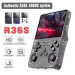 Consola de juegos portátil Retro ARKOS R36S, sistema Linux, reproductor de vídeo con pantalla IPS de 3,5 pulgadas