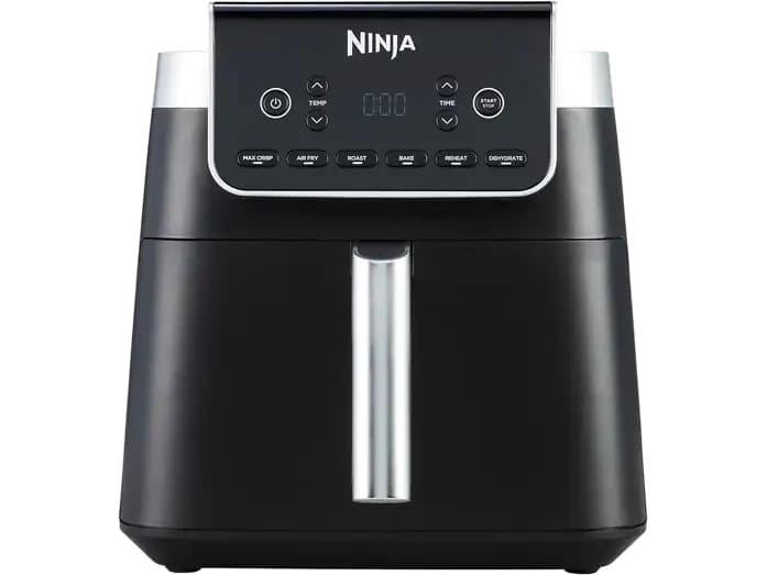 (con MiMediaMartk) Freidora de aire - Ninja Max Pro AF180EU, 2000 W, 6.2 l, 6 Programas, Negro y gris