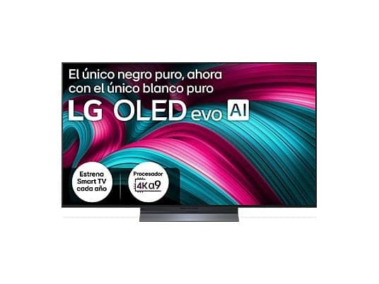 TV OLED 55" - LG OLED55C55LA, OLED 4K, Procesador Inteligente α9 AI Processor 4K Gen8, Smart TV, DVB-T2 (H.265), Negro