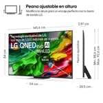 Smart TV LG 65" QNED MiniLED (65QNED87) 4K 120Hz, HDMI 2.1, VRR, WiFi 6 - Reacondicionado "Como Nuevo"