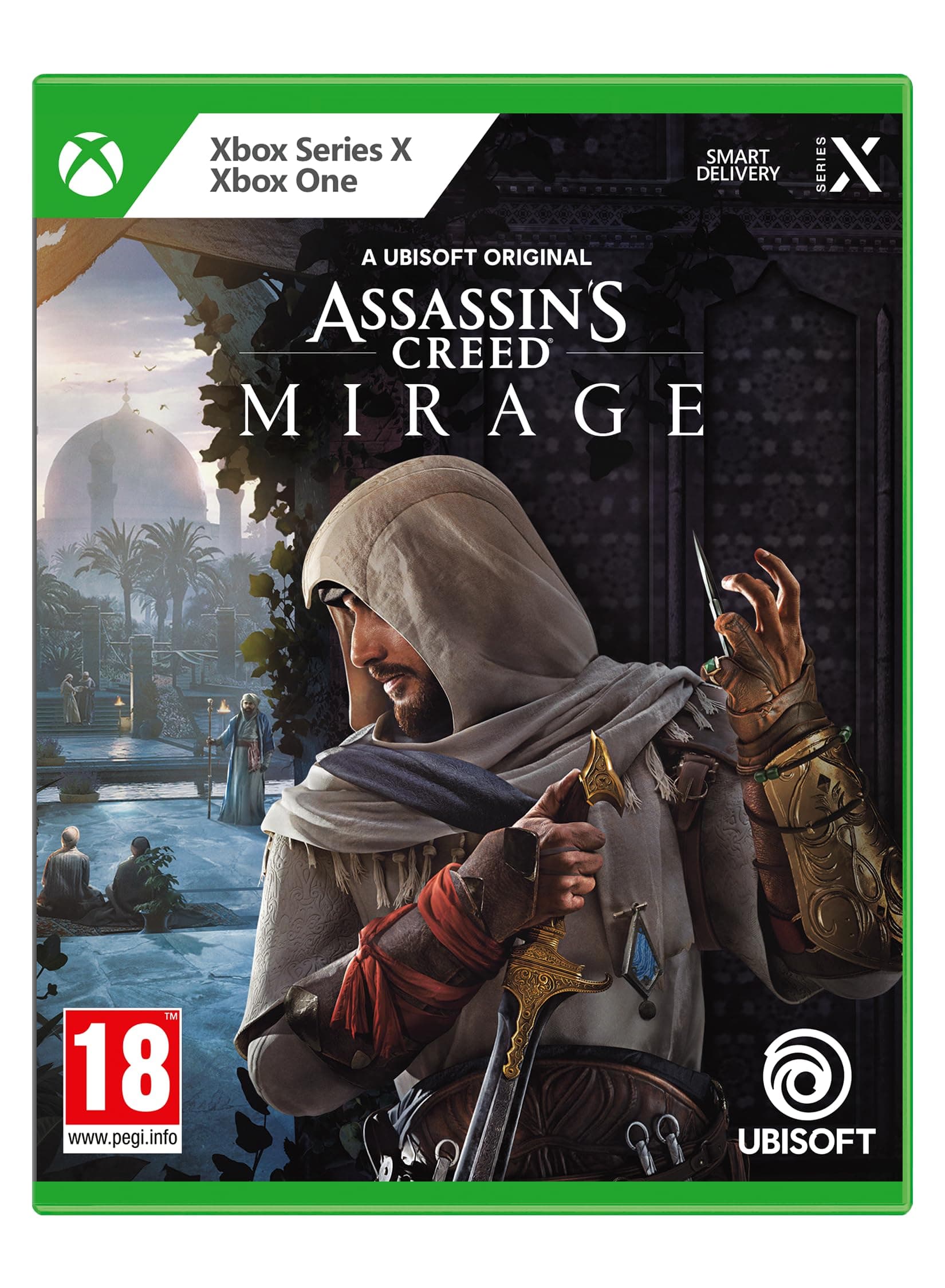 Juego Xbox Series X Assassin's Creed Mirage Ubisoft (regreso a las raíces del sigilo, Bagdad siglo IX, Basim, parkour, edición física)