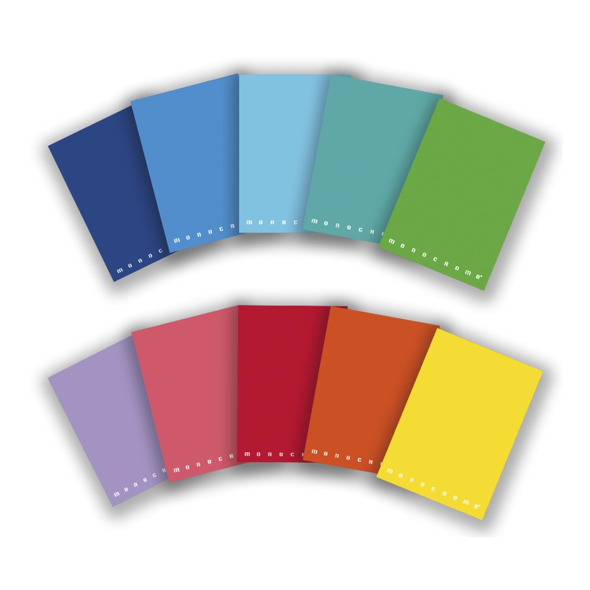 Pack 10 Cuadernos Pigna A5 monocromo