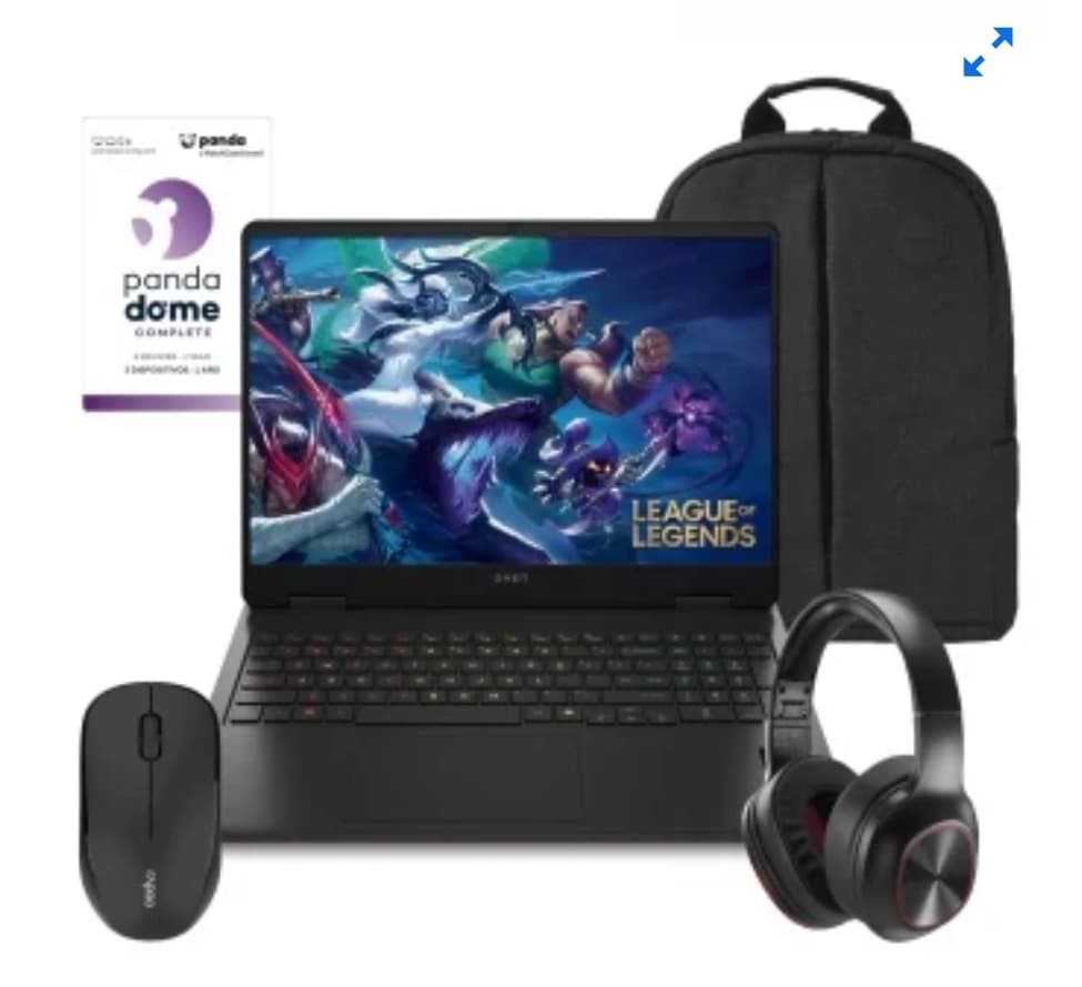 Ordenador Portátil Gaming HP OMEN Slim 16-an0011ns, i7 Ultra 255H, 32GB, 1TB SSD, WUXGA, 16'' - 40,64 cm, RTX 5060