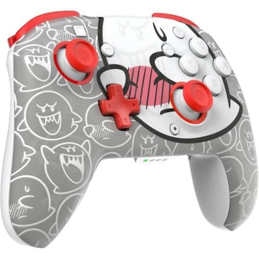 Mando inalámbrico PDP Rematch GLOW Nintendo Switch Boo-Hoo con retroiluminación y batería de 600mAh