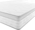 Colchón de muelles ensacados Amazon Basics (80x190cm) - 7 zonas de confort y viscoelástica