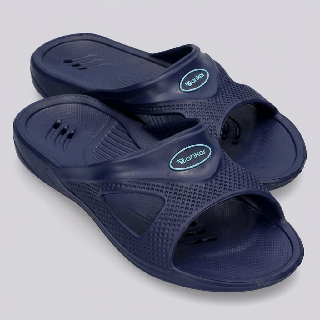 Chanclas para Hombre – Chanclas de Pala Antideslizantes, Secado Rápido y Máxima Comodidad, Azul Marino