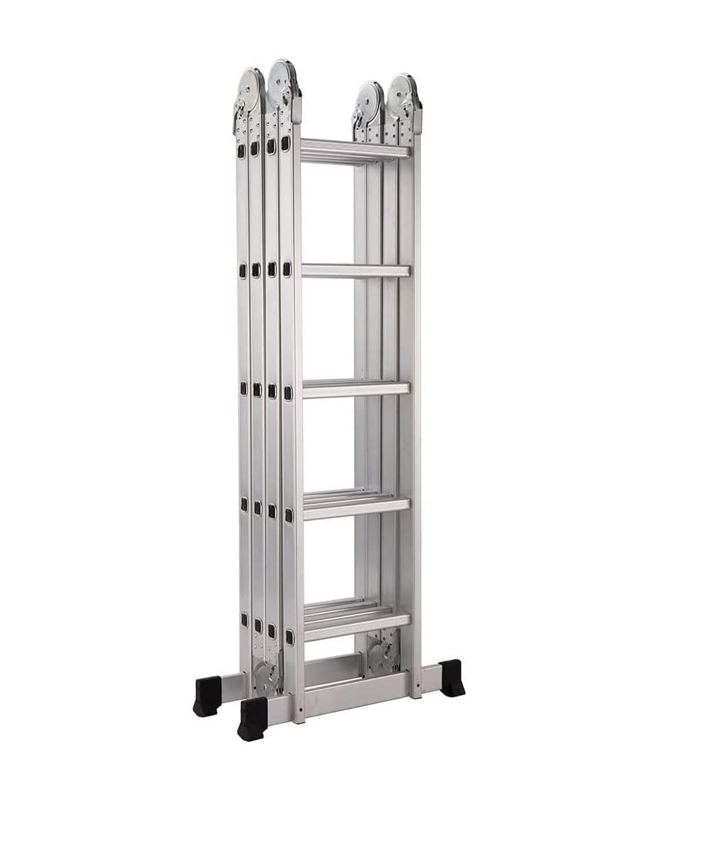 TREPPE Escalera Articulada Plegable Multifunción Aluminio 4x5 escalones