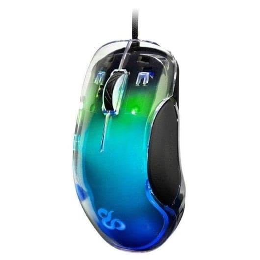 Ratón Gaming Transparente Newskill Lycan RGB (16.000 DPI | Sensor PixArt PMW3389 | Chasis Translúcido | Conmutadores Huano)
