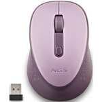 NGS Dew Lilac Ratón Optico Inalámbrico 1600 DPI Lila