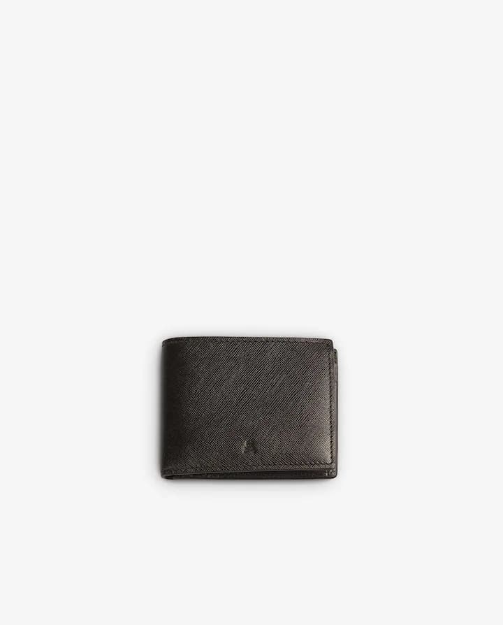 Cartera de hombre de piel con monedero Marrón Scalpers