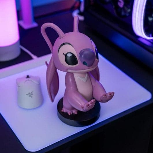 Figura Cable Guys Disney Lilo & Stitch Angel Soporte Gaming Multiplataforma