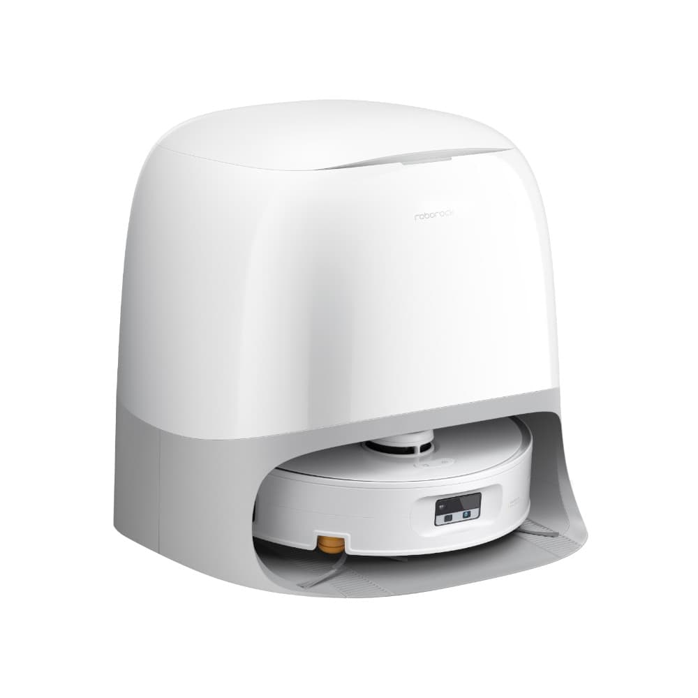 Robot aspirador Roborock QREVO CURV 2 FLOWX con rodillo y base multifunción potencia de succión 20000Pa batería 5200mAh Blanco