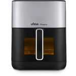 Freidora de aire - Ufesa Phoenix, 1800 W, 6 l, 10 programas, Temporizador hasta 60 min, Función vapor, Negro